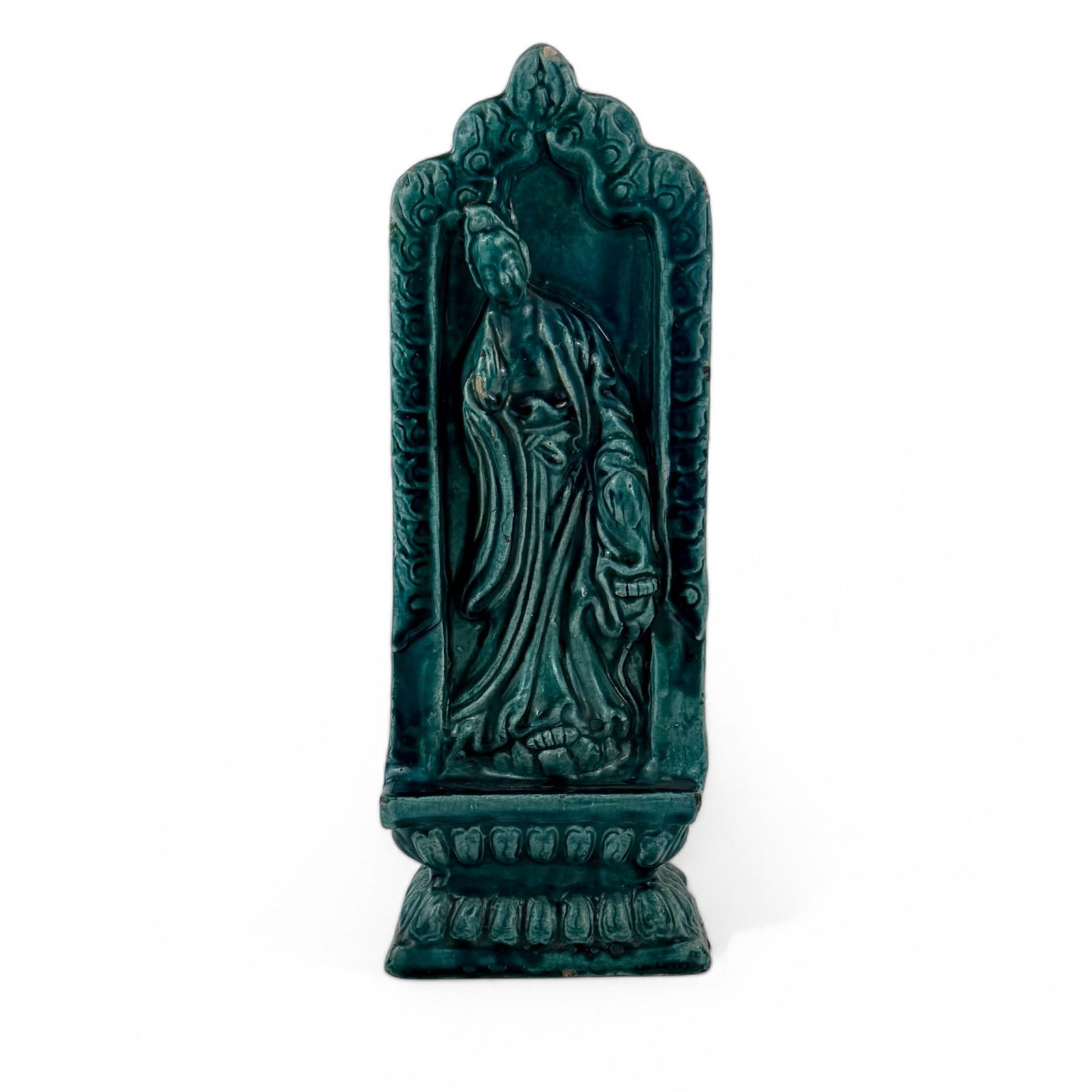 Chinese Glazed Roof Tile with Guanyin (1 of 6)
