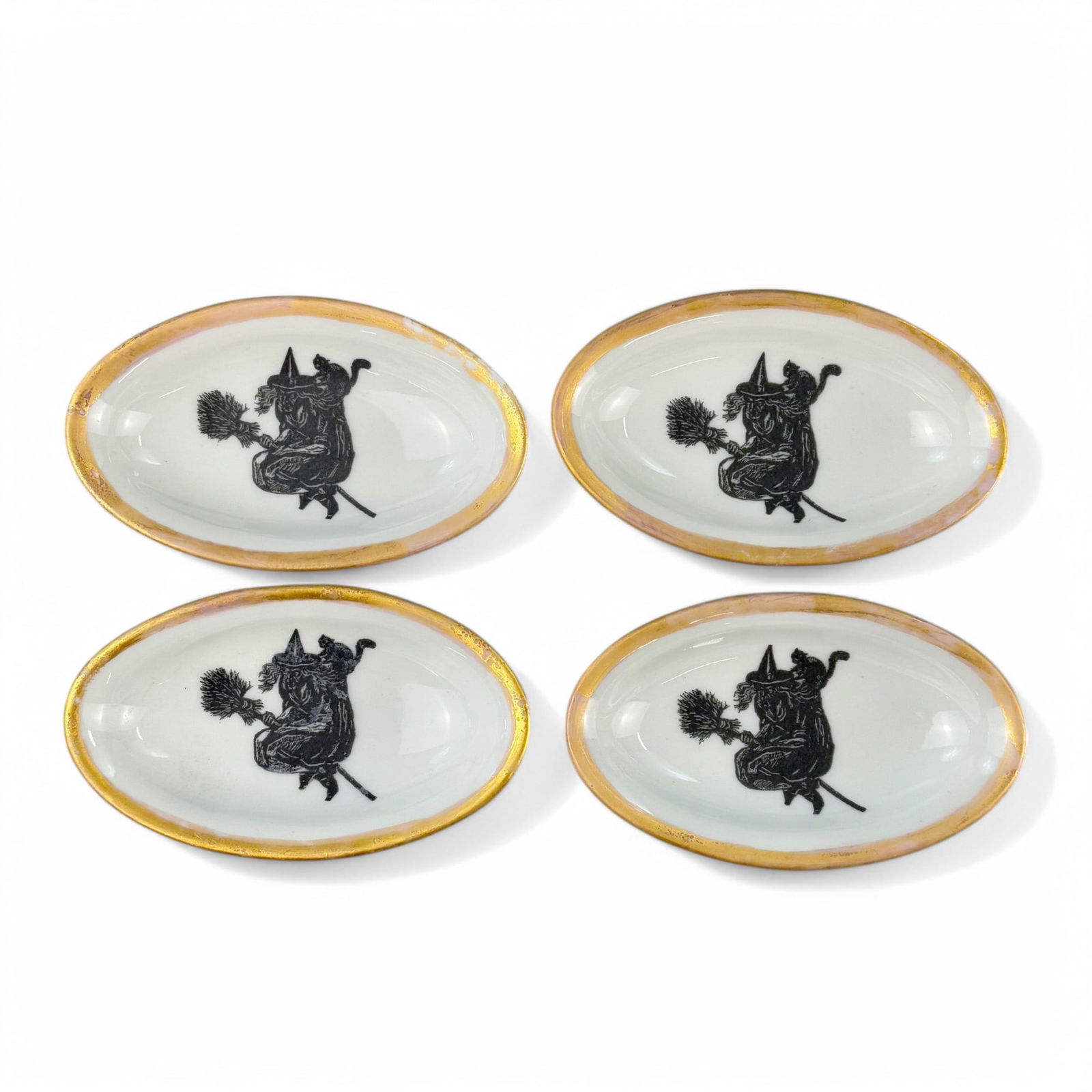 Royal Austria O. & E.G. Witch and Cat Salts (1 of 5)