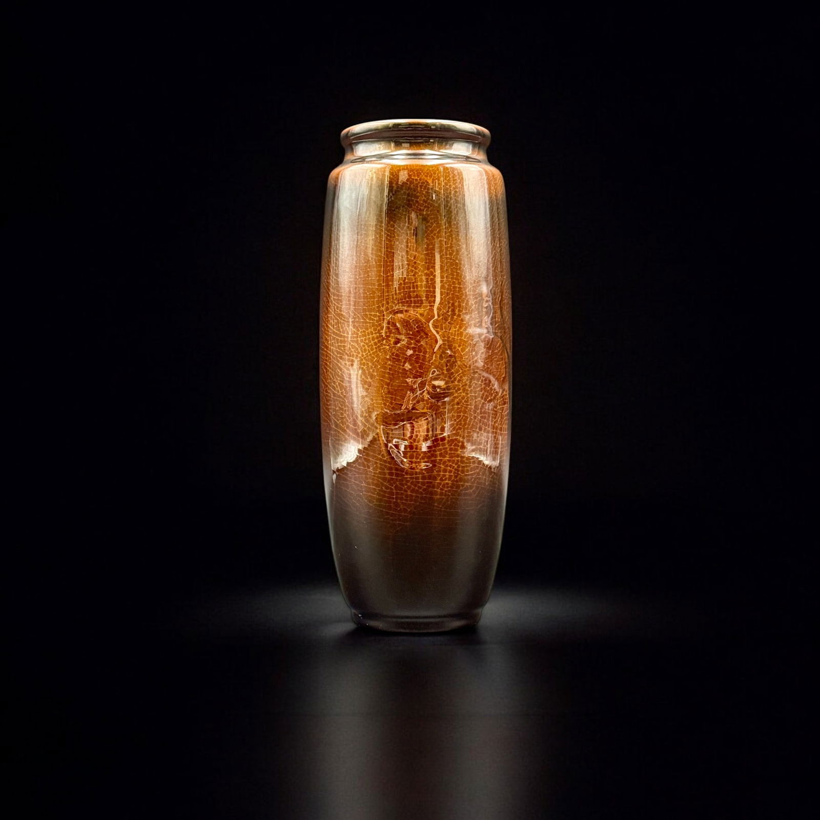 Rookwood Pottery: Tiger Eye Mouse Vase (1 of 6)