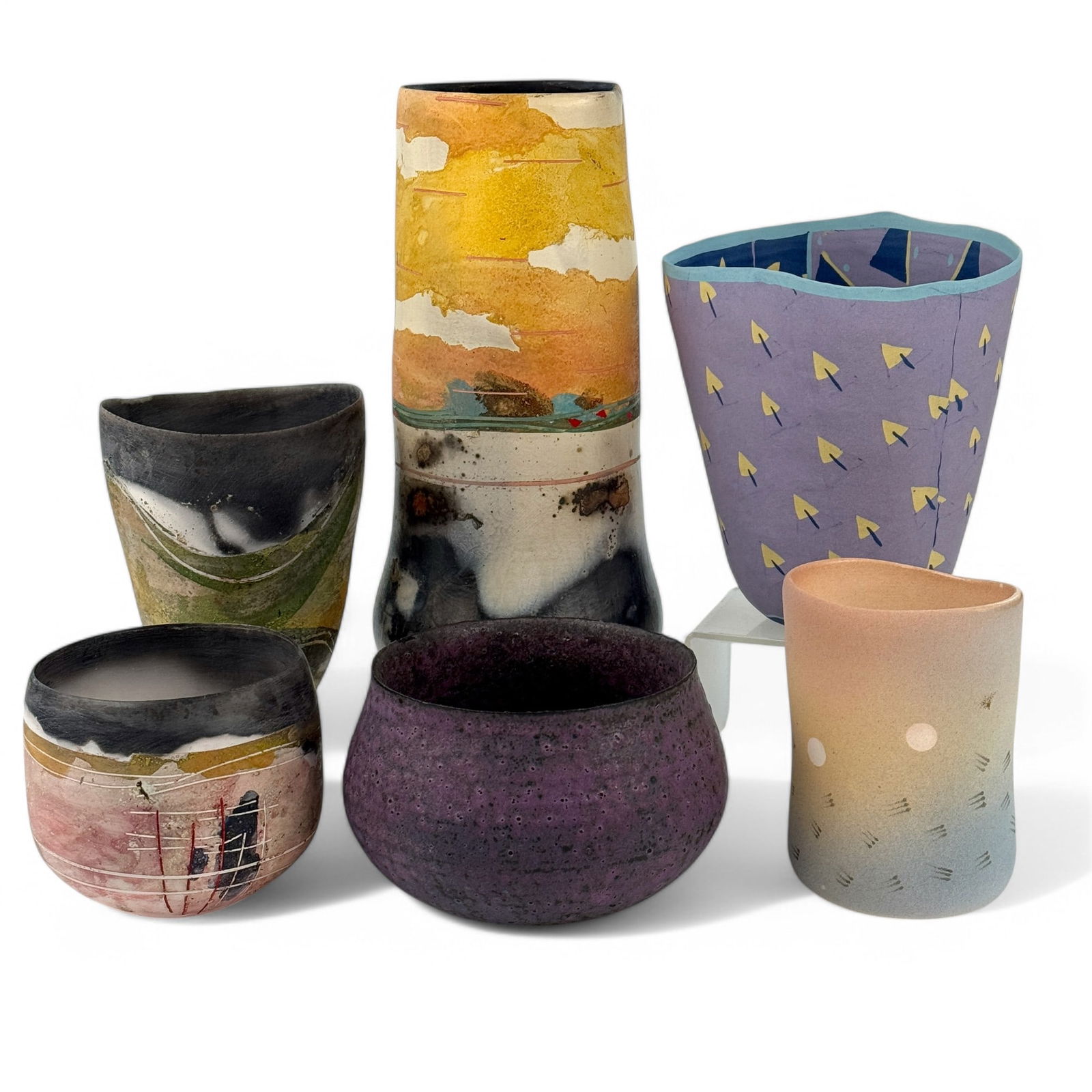 Group of 6 Ceramic Vases / Bowls (1 of 15)