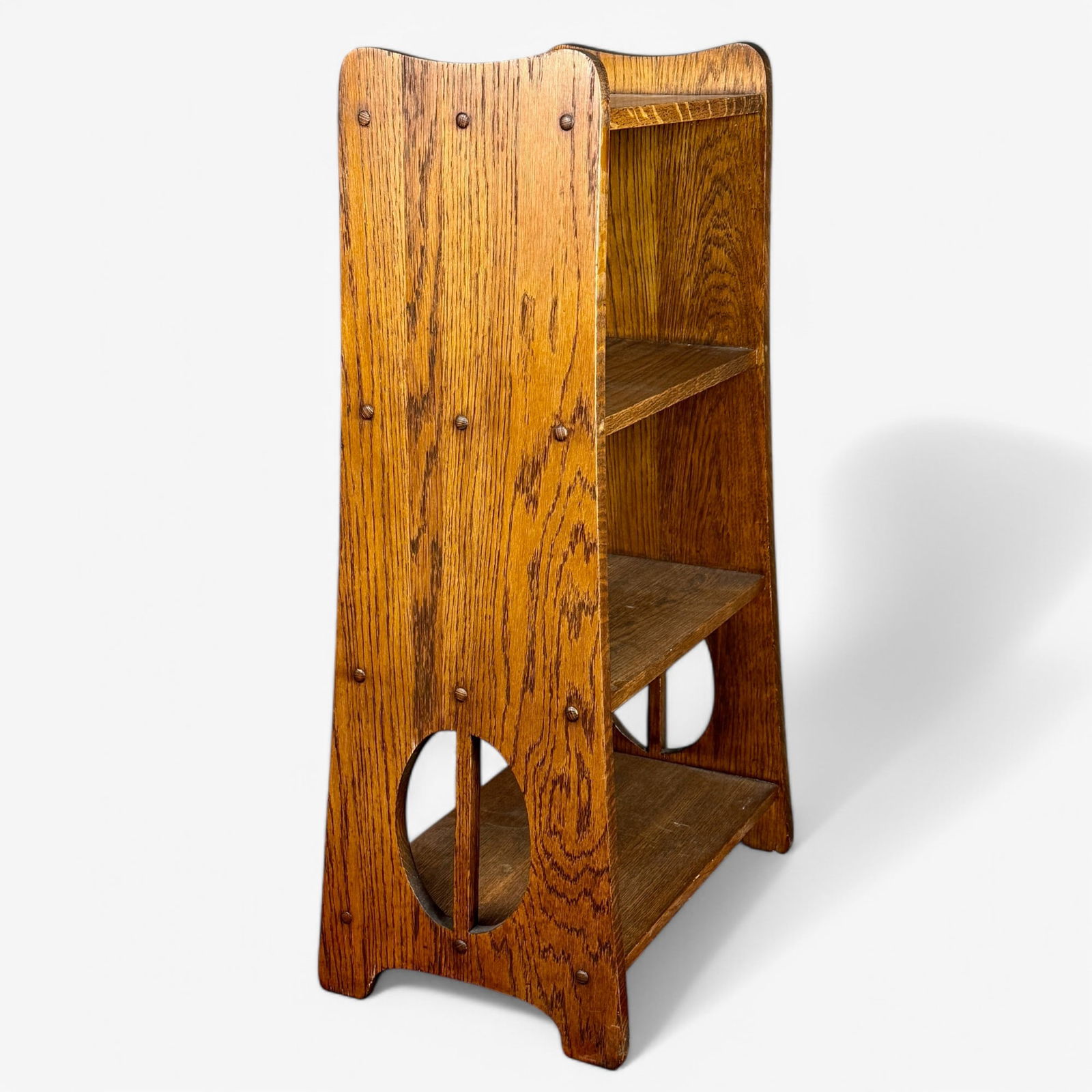 Limbert Oak Magazine Stand (1 of 4)