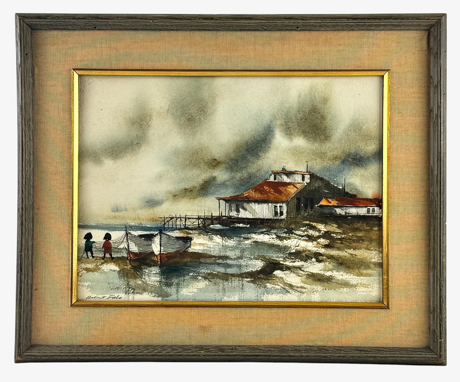 Robert Fabe Shoreline Watercolor (1 of 3)
