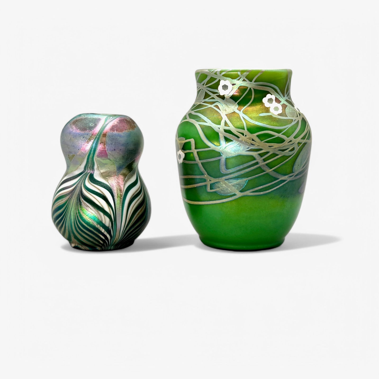 Pair of Art Glass Cabinet Vases (1 of 14)