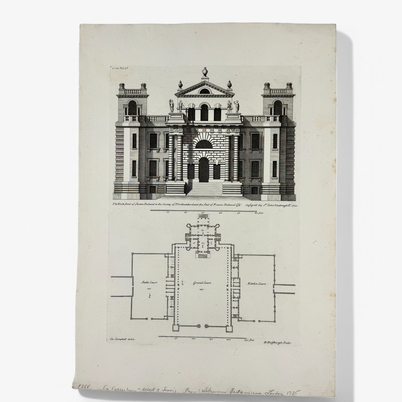 Eight 18th Century British Architectural Engravings (1 of 8)