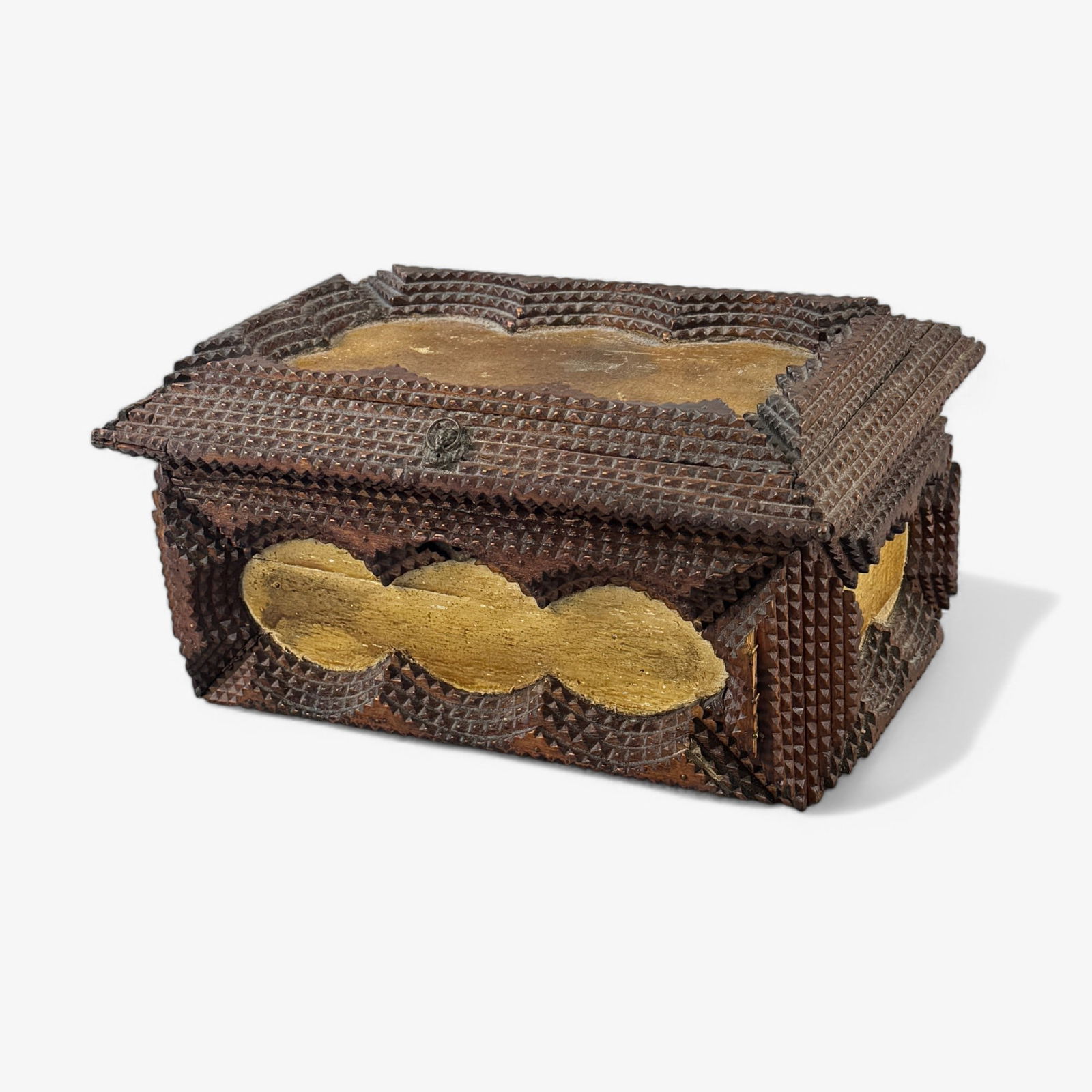 Tramp Art Jewelry Box (1 of 5)