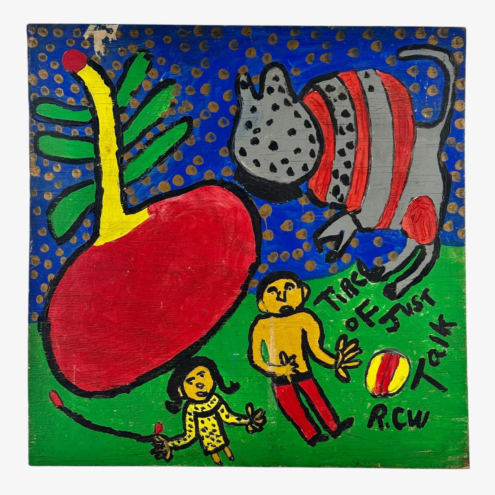 Pair of Ruby WIlliams Folk Art Paintings (1 of 3)