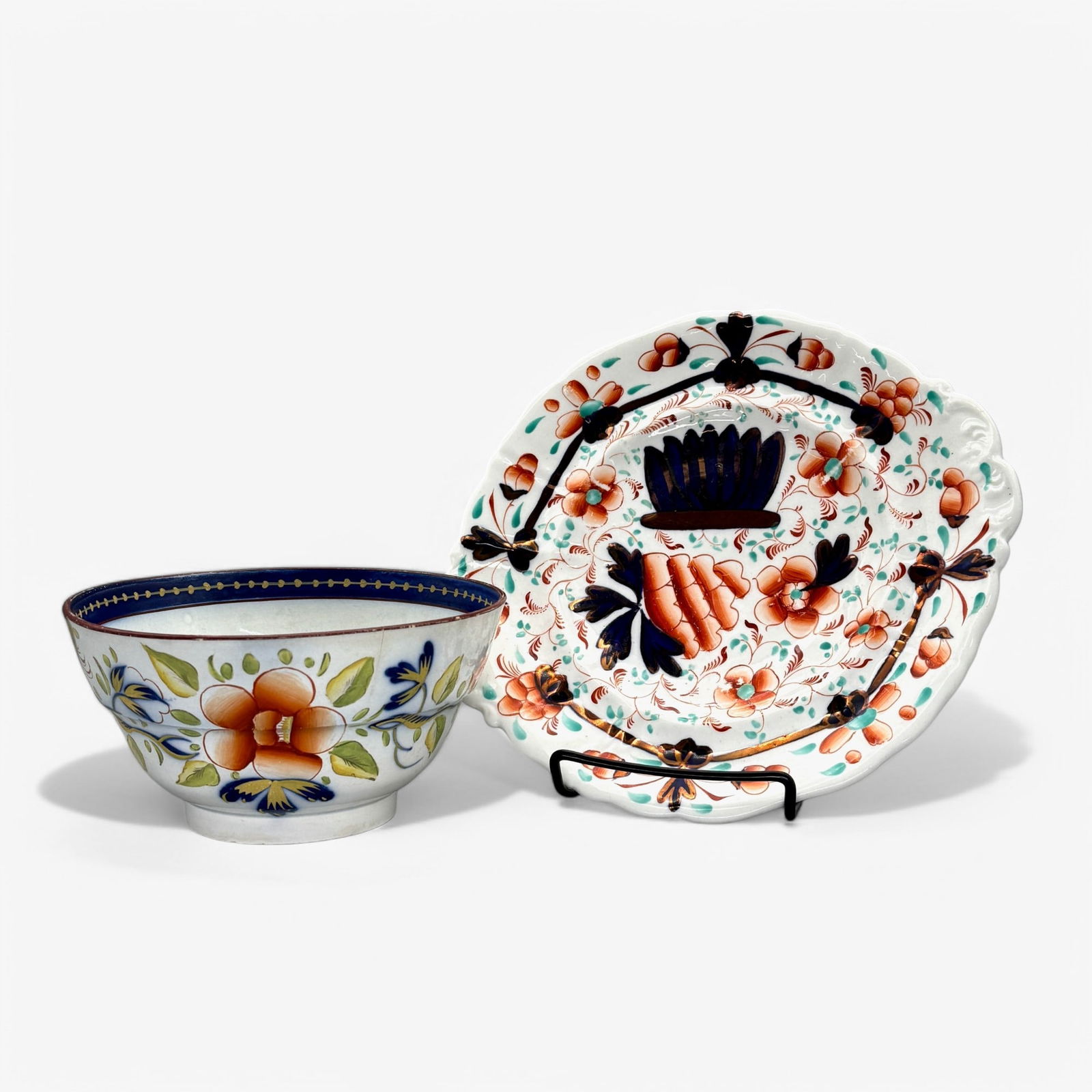 Gaudy Dutch Warbonnet Plate and Bowl (1 of 10)