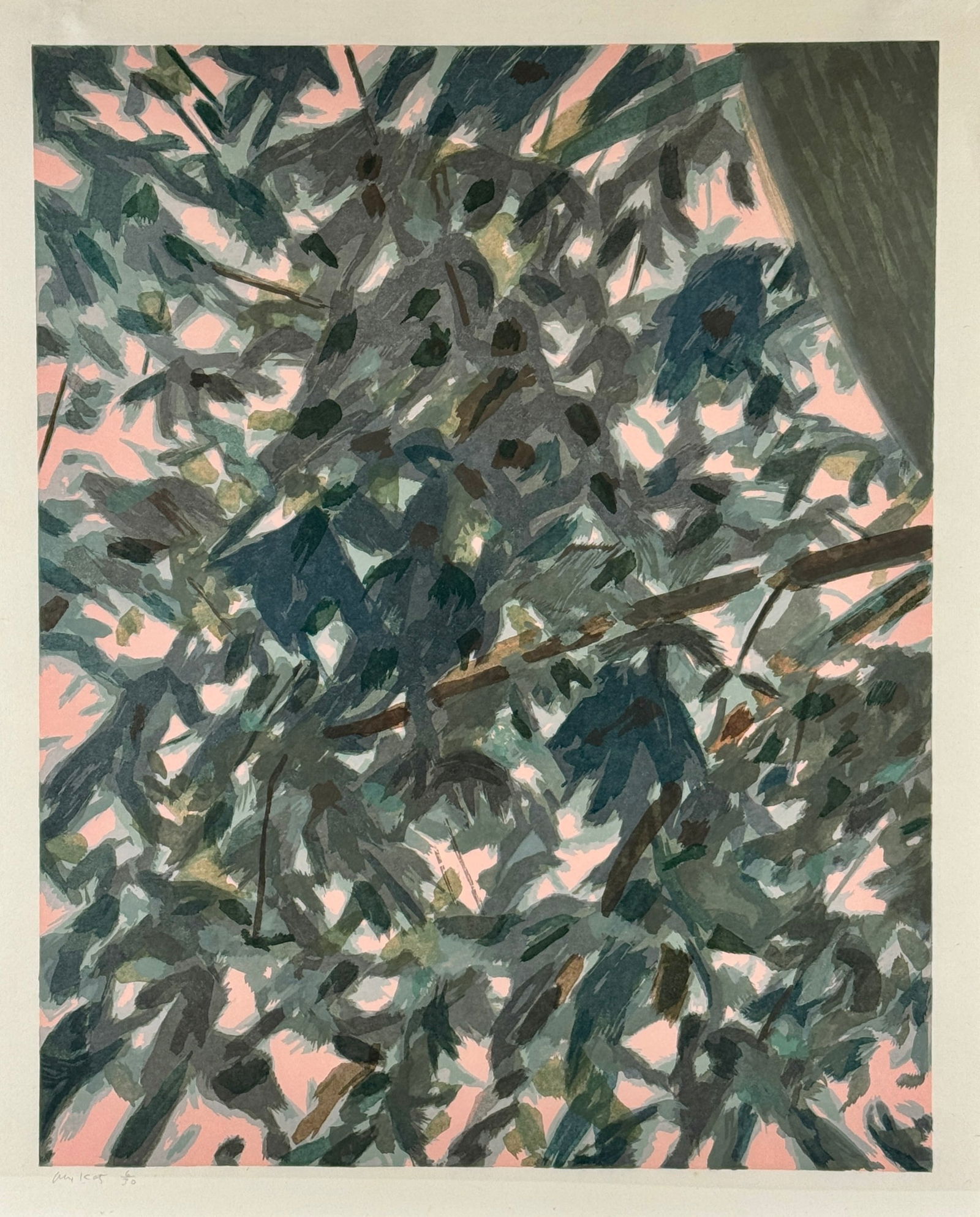 "Sunrise" Woodcut in Colors by Alex Katz (1 of 4)