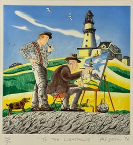 Red Grooms (b. 1937), "To the Lighthouse"