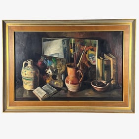 Alberto Munoz Oil on Canvas Still Life