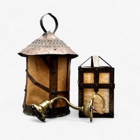 Pair of Arts & Crafts Lamps