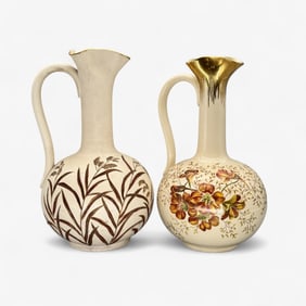Pair Rookwood Pottery Early Pitchers
