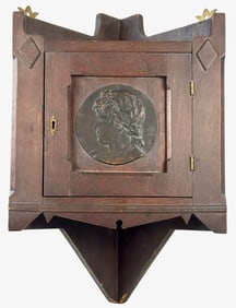 Henry Farny's Cigar Cabinet with Bronze Plaque