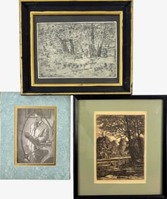 E.T. Hurley, Three Etchings