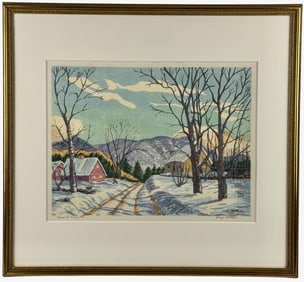 Pair of Serigraphs by Harry Shokler