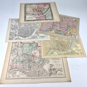 Five Early Cincinnati Maps