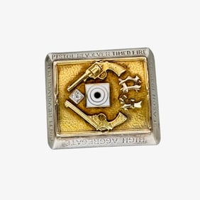 Cincinnati Gun Club 18K Belt Buckle