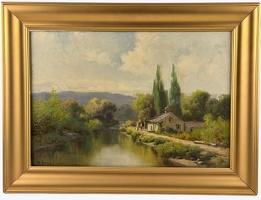 "On the Canal near Trenton, NJ", William Bruce