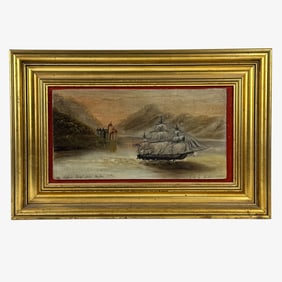 19th Century Maritime Scene by Katie Barbee
