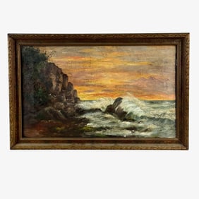 Group of Four Maritime Oil Paintings