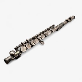 Early Sterling Silver Flute in Original Box