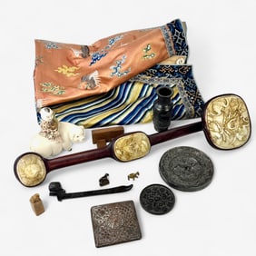 Collection of Chinese Objects, Many 19th Century