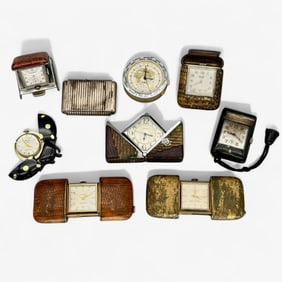 Collection of Novelty and Travel Clocks/Watches