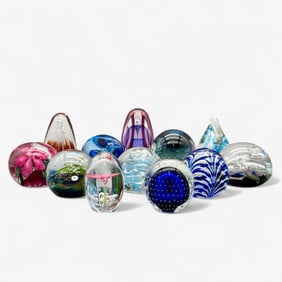 Large Group of Paperweights