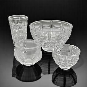 Four Pieces of Glass, One Lalique