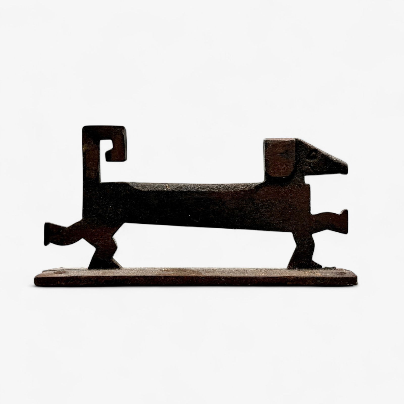 Folk Art Iron Dog Boot Scrape (1 of 5)