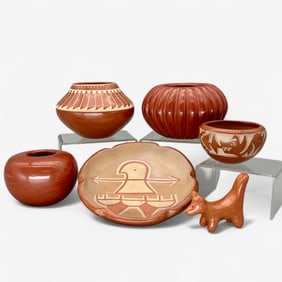 Fine Group of Native American Redware