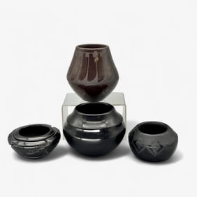 Santa Clara Blackware, including Orville and Effie Garcia