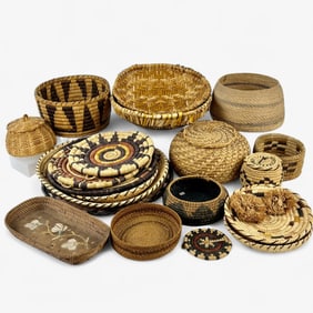 Large Collection of Southwestern Baskets