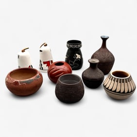 American Indian Pottery Grouping