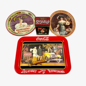 Group of Coca Cola and Pepsi Advertising