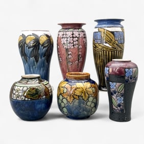 Fine Collection Royal Doulton Arts & Crafts Vases