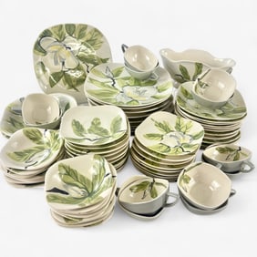 Redwing Handpainted Dinner Service