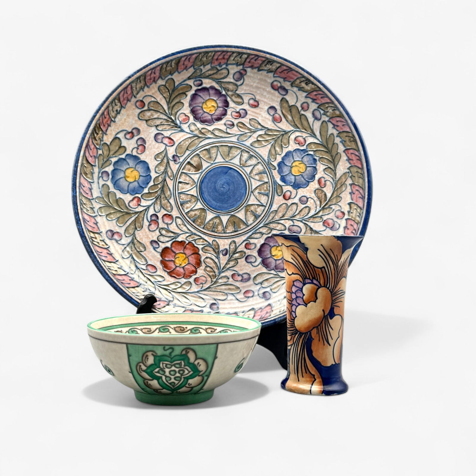 Charlotte Rhead Decorated Pottery, with Charger (1 of 11)