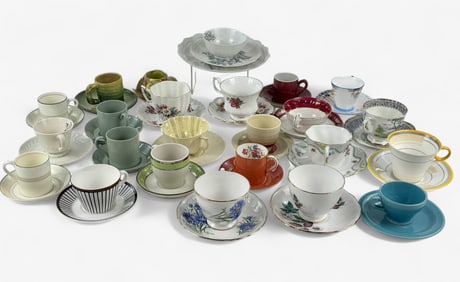 Collection of Teacups and Saucers