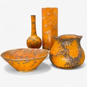 Royal Haeger Orange Peel Pottery