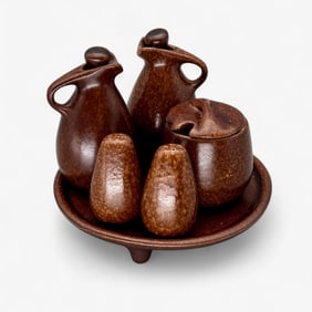 Roseville Raymor Serving Set