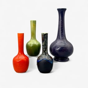 Four Royal Haeger Pottery Bud Vases