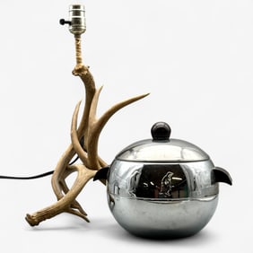 Antler Lamp and MCM Hot/Cold Vessel