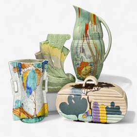 Group of English Art Pottery