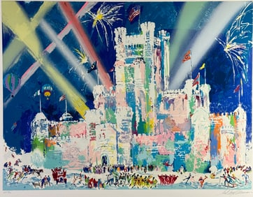 "Ice Castle" by Leroy Neiman, Silkscreen