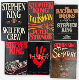 6 Stephen King Novels, incl. 1st Editions