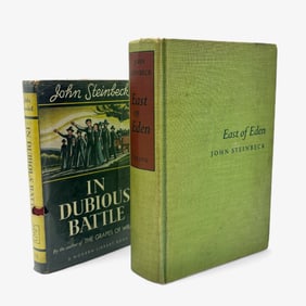 John Steinbeck, East of Eden First Edition and In Dubious Battle