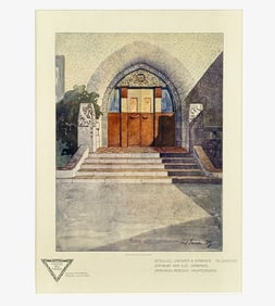 "Moderne Bau Formen" Lithograph Plates
