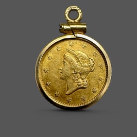 1852 $1 Gold Coin