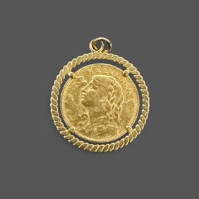 1930 Swiss 20 Francs Gold Coin